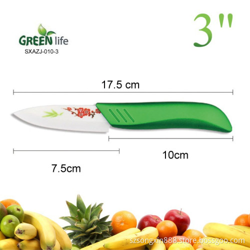 3-Inch Promotional ultra Sharp Ceramic Paring knife,1 piece ceramic paring knife,New Design with top quality